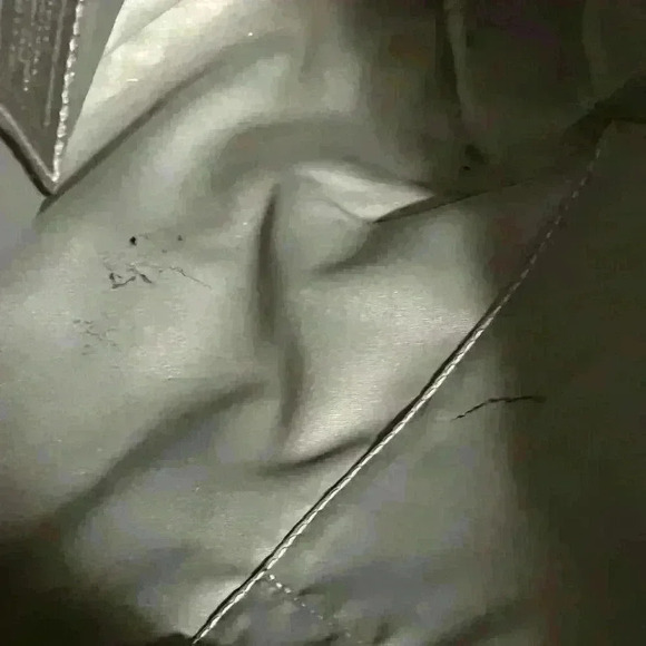 Coach Metallic Leather Crossbody Tote Shoulder Bag Style #F16509 - Picture 11 of 16